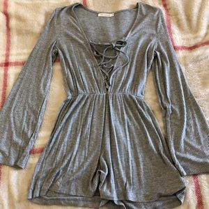 Cute grey romper